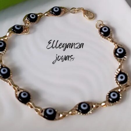 Pulsera ojo turco negro