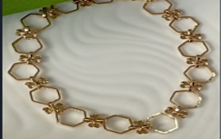 Pulsera argollas y flores